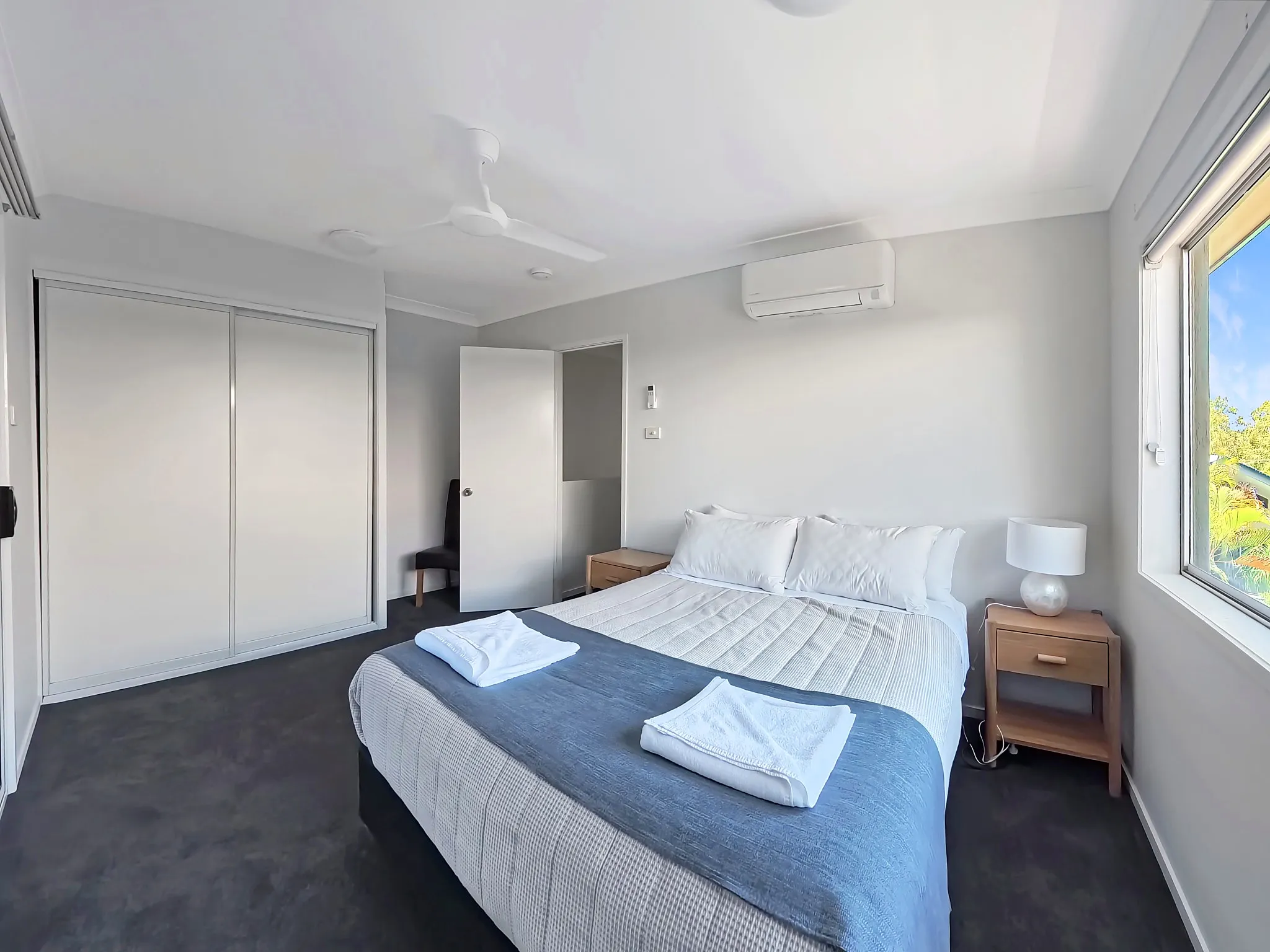 Yeppoon Unit 2 main bedroom alternate view